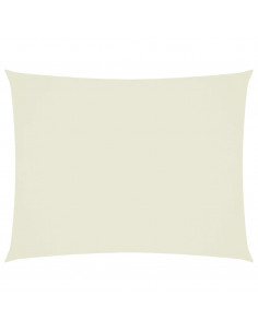 Parasole a Vela Oxford Rettangolare 3x6 m Crema 2