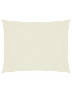 Parasole a Vela Oxford Rettangolare 3,5x5 m Crema 2