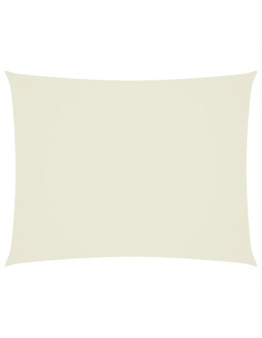 Parasole a Vela Oxford Rettangolare 3,5x5 m Crema