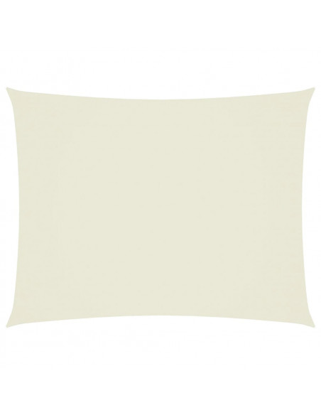 Parasole a Vela Oxford Rettangolare 3,5x5 m Crema