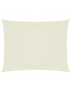 Parasole a Vela Oxford Rettangolare 5x6 m Crema 2