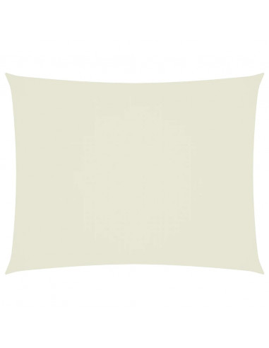 Parasole a Vela Oxford Rettangolare 5x6 m Crema