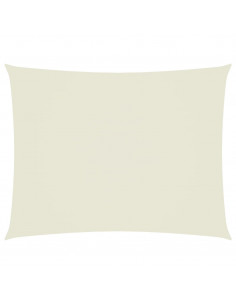 Parasole a Vela Oxford Rettangolare 5x7 m Crema 2