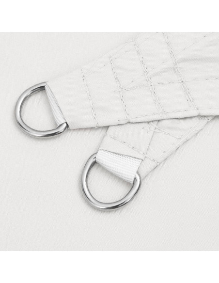 Parasole a Vela Oxford Triangolare 3x3x3 m Bianco