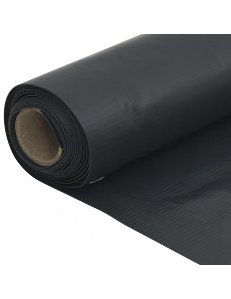 Paravento Balcone Antracite 120x500 cm Tessuto Oxford