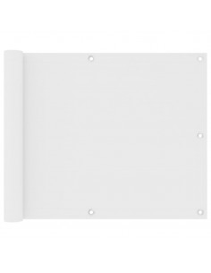 Paravento Balcone Bianco 75x500 cm in Tessuto Oxford 2