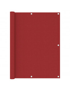 Paravento Balcone Rosso 120x400 cm in Tessuto Oxford 2
