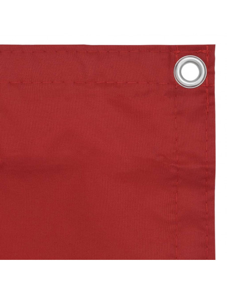 Paravento Balcone Rosso 120x400 cm in Tessuto Oxford