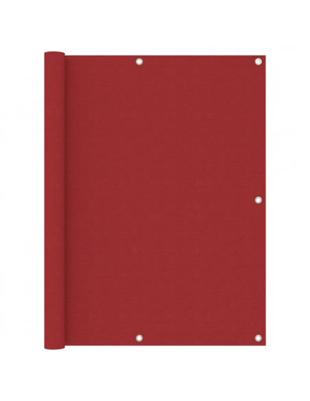Paravento Balcone Rosso 120x500 cm in Tessuto Oxford