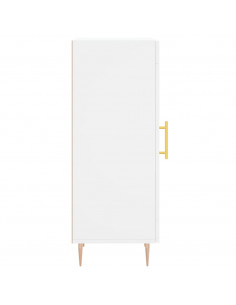 Credenza Bianca 34,5x34x90 cm in Legno Multistrato 2