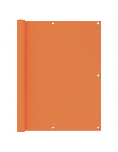 Paravento Balcone Arancione 120x300 cm in Tessuto Oxford