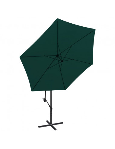 Ombrellone a Sbalzo 3 m Verde