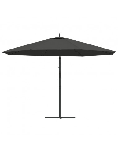 Ombrellone a Sbalzo con Palo in Alluminio 350 cm Antracite