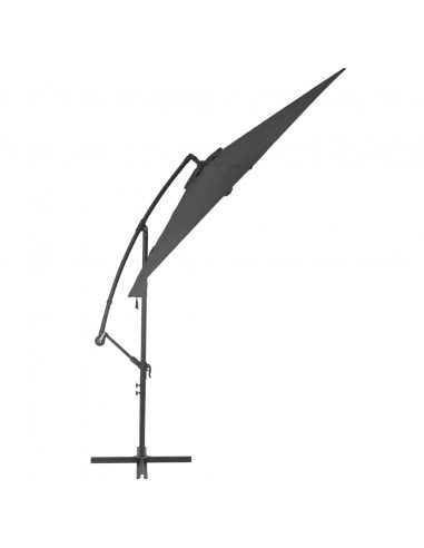 Ombrellone a Sbalzo con Palo in Alluminio 300 cm Antracite