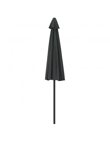 Ombrellone Balcone Palo Alluminio Antracite 270x144 cm a Metà