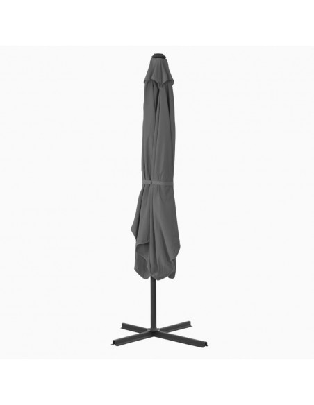 Ombrellone da Esterni con Palo in Acciaio 250x250cm Antracite