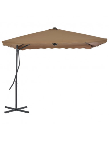 Ombrellone da Esterni con Palo in Acciaio 250x250cm Talpa