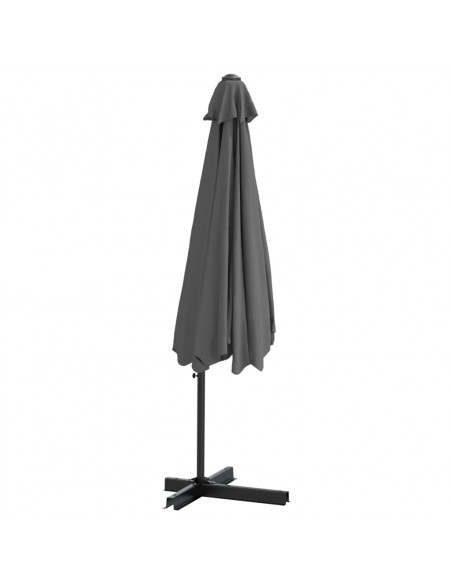 Ombrellone da Esterno con Palo in Acciaio 300x250cm Antracite
