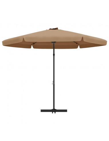 Ombrellone da Esterni con Palo in Acciaio 300 cm Grigio Talpa