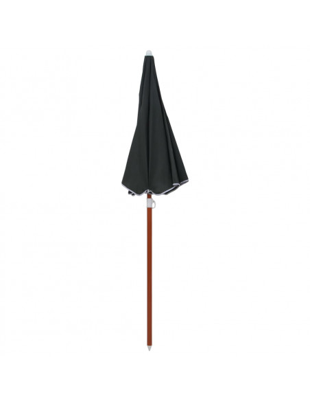 Ombrellone con Palo in Acciaio 180 cm Antracite