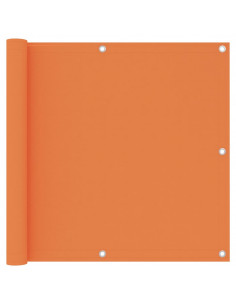 Paravento Balcone Arancione 90x300 cm Tessuto Oxford 2