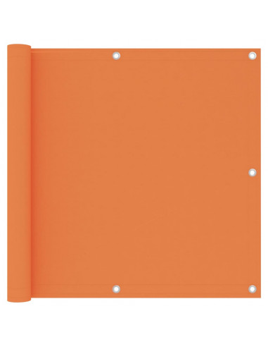 Paravento Balcone Arancione 90x300 cm Tessuto Oxford