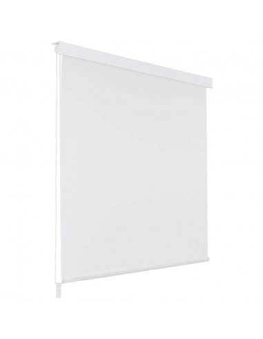 Tenda a Rullo per Doccia 80x240 cm Bianco