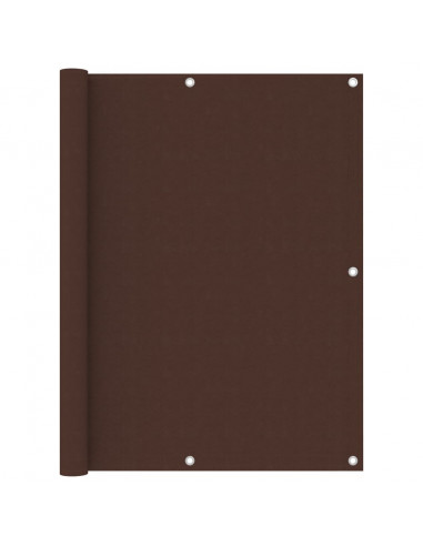 Paravento da Balcone Marrone 120x300 cm in Tessuto Oxford