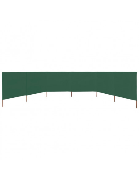 Paravento a 6 Pannelli in Tessuto 800x80cm Verde