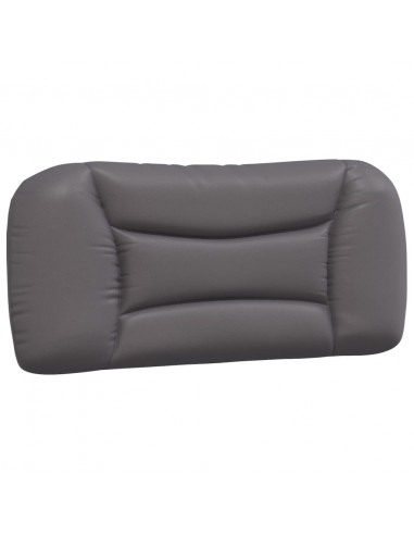 Letto con Materasso Grgio 80x200 cm in Similpelle