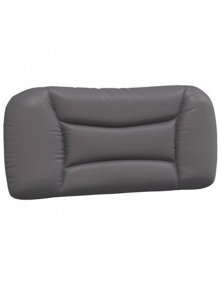 Letto con Materasso Grgio 80x200 cm in Similpelle