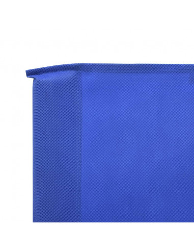 Paravento a 5 Pannelli in Tessuto 600x80 cm Azzurro