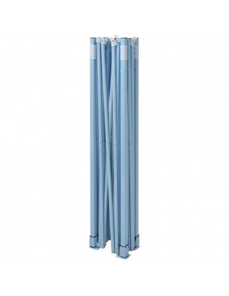 Tendone per Feste Pieghevole con 3 Pareti 3x4,5 m Bianco