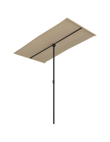 Ombrellone da Esterni con Palo in Alluminio 180x110cm Talpa