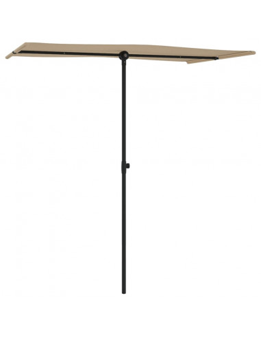 Ombrellone da Esterni con Palo in Alluminio 180x110cm Talpa