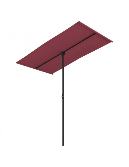 Ombrellone da Esterni con Palo in Alluminio 180x110cm Bordò