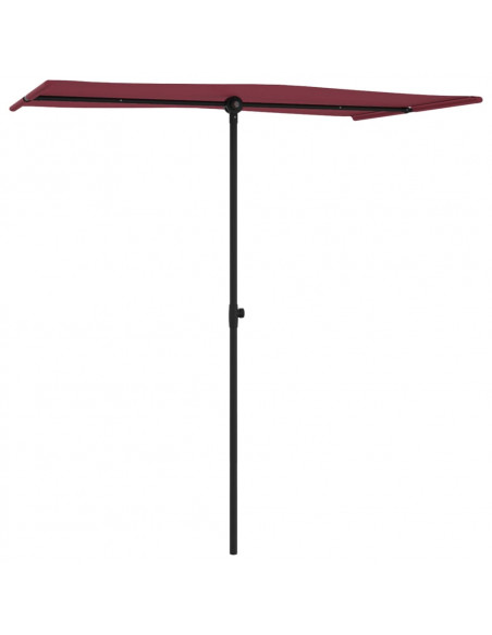 Ombrellone da Giardino con Palo in Alluminio 180x110 cm Bordò