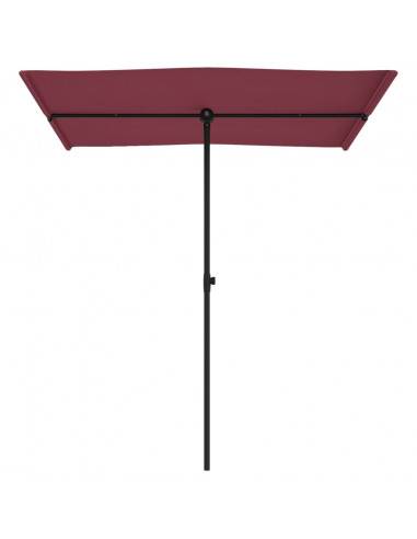 Ombrellone da Giardino con Palo in Alluminio 180x110 cm Bordò