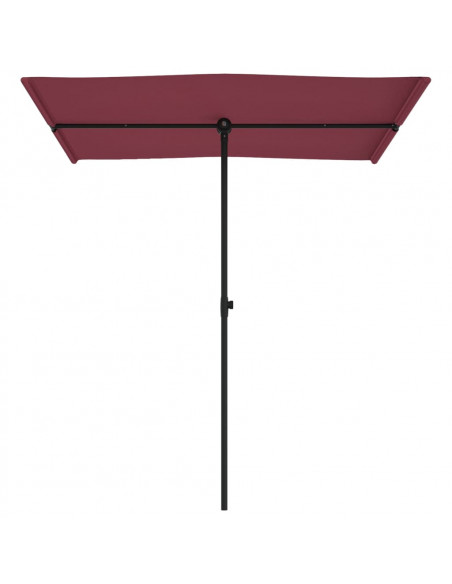 Ombrellone da Esterni con Palo in Alluminio 180x110cm Bordò