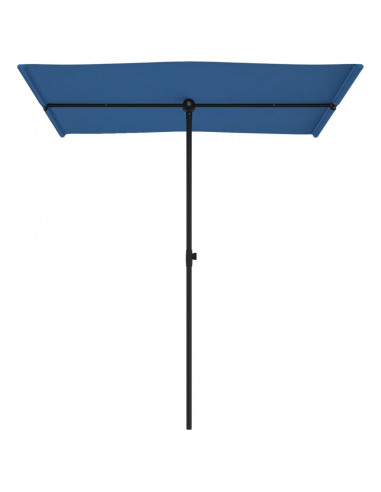 Ombrellone da Esterni con Palo in Alluminio 180x110 cm Azzurro