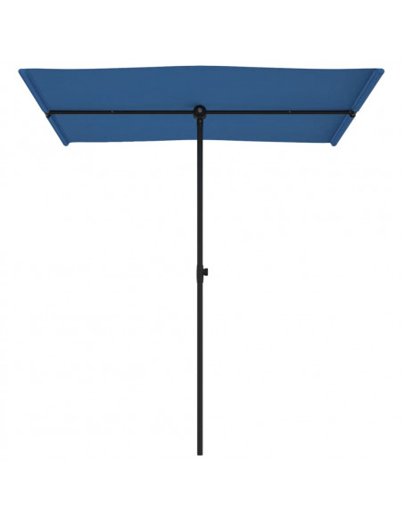 Ombrellone da Esterni con Palo in Alluminio 180x110 cm Azzurro