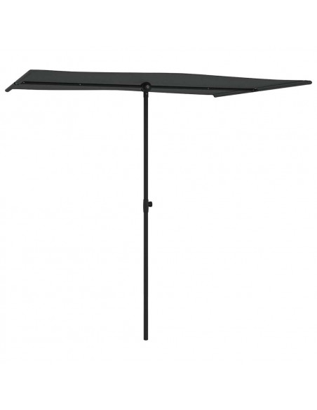Ombrellone da Esterni con Palo in Alluminio 2x1,5 m Antracite