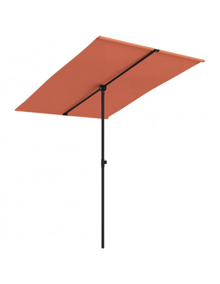 Ombrellone da Esterni Palo in Alluminio 2x1,5 m Terracotta