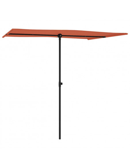 Ombrellone da Esterni Palo in Alluminio 2x1,5 m Terracotta