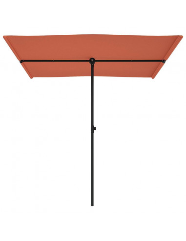 Ombrellone da Esterni Palo in Alluminio 2x1,5 m Terracotta