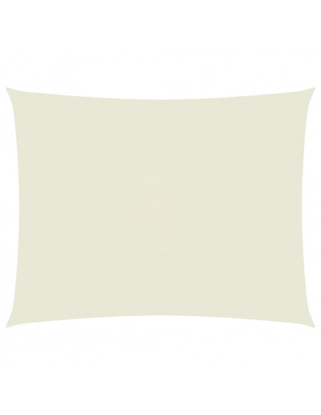 Parasole a Vela Oxford Rettangolare 2,5x4 m Crema