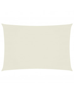 Parasole a Vela Oxford Rettangolare 2,5x4,5 m Crema 2