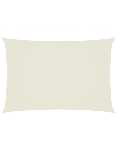 Parasole a Vela Oxford Rettangolare 2,5x4,5 m Crema