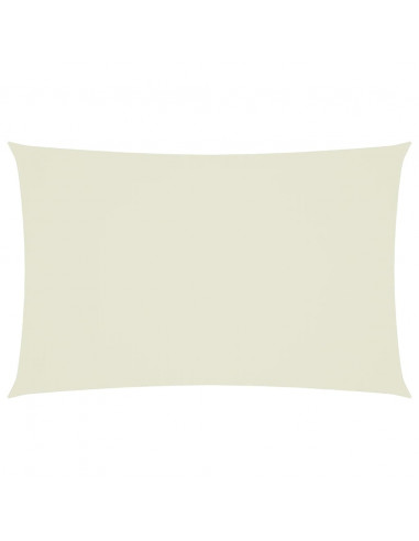 Parasole a Vela Oxford Rettangolare 2,5x5 m Crema