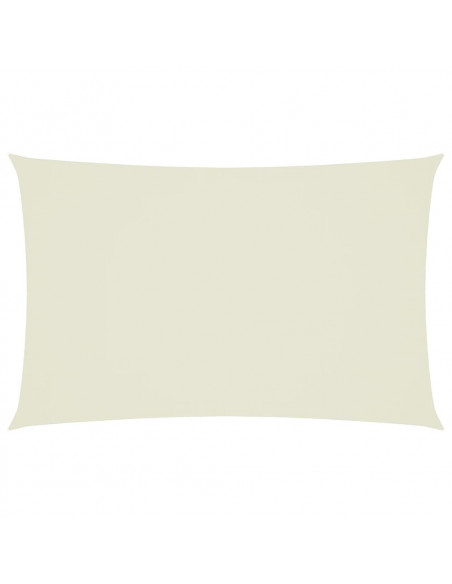 Parasole a Vela Oxford Rettangolare 2,5x5 m Crema